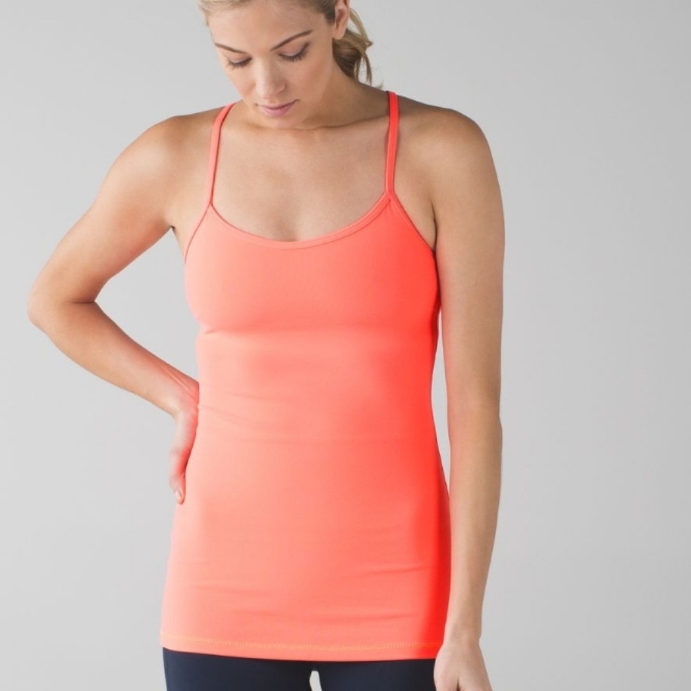 Lululemon Power Y Tank Very Light Flare